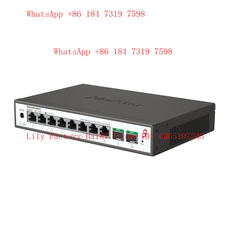 Sfp+ 10G Managed Switch 8 Port - XikeStor 8*2.5G RJ45 2*10G SFP+ beheerde